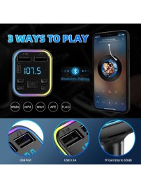 12-24V Автомобилен bluetooth 5.0 FM трансмитер