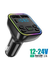 12-24V Автомобилен bluetooth 5.0 FM трансмитер