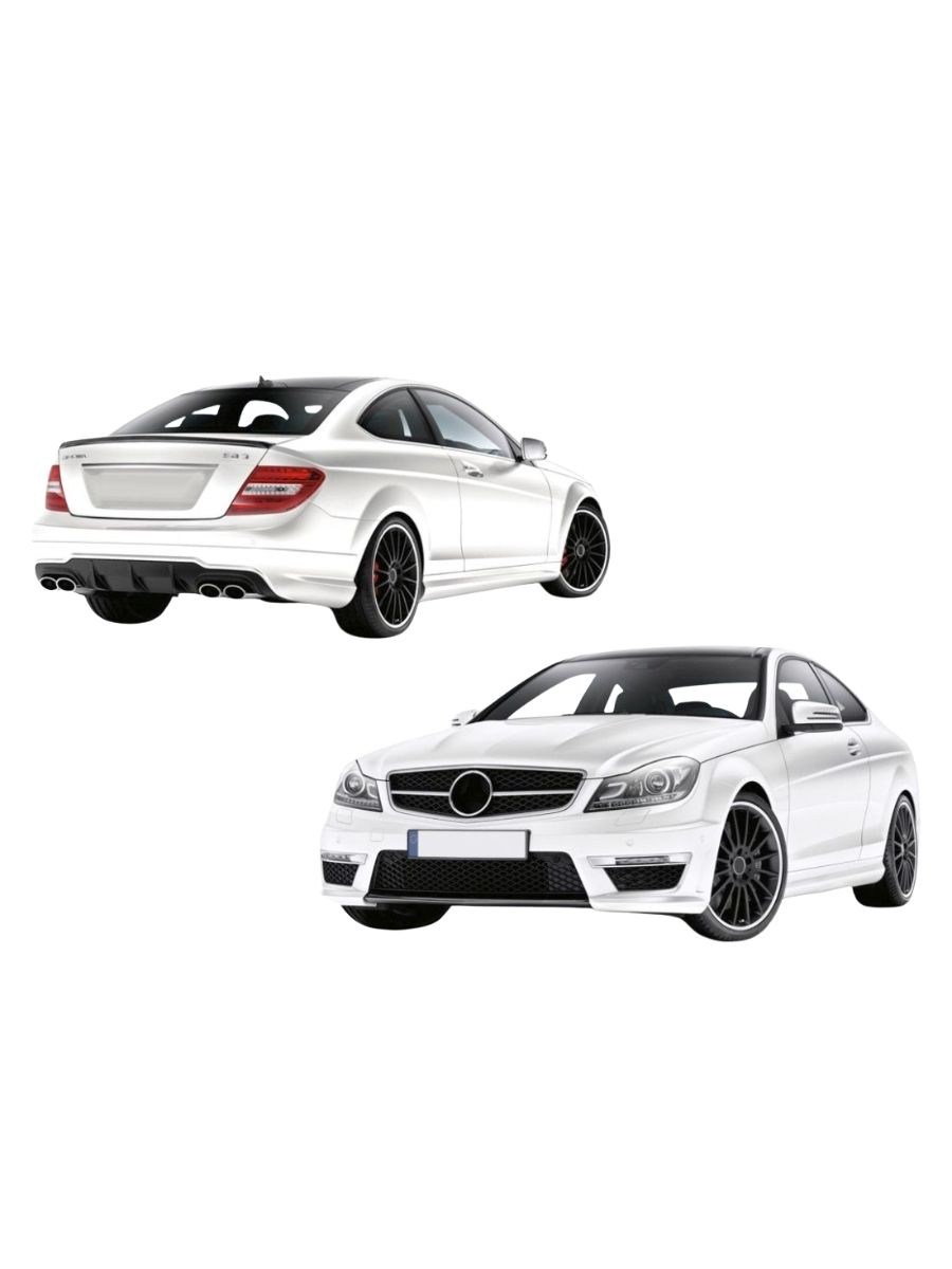 АМГ пакет (Body kit) C63 Style за Mercedes C-Class W204 Coupe 2D (2007–2015)