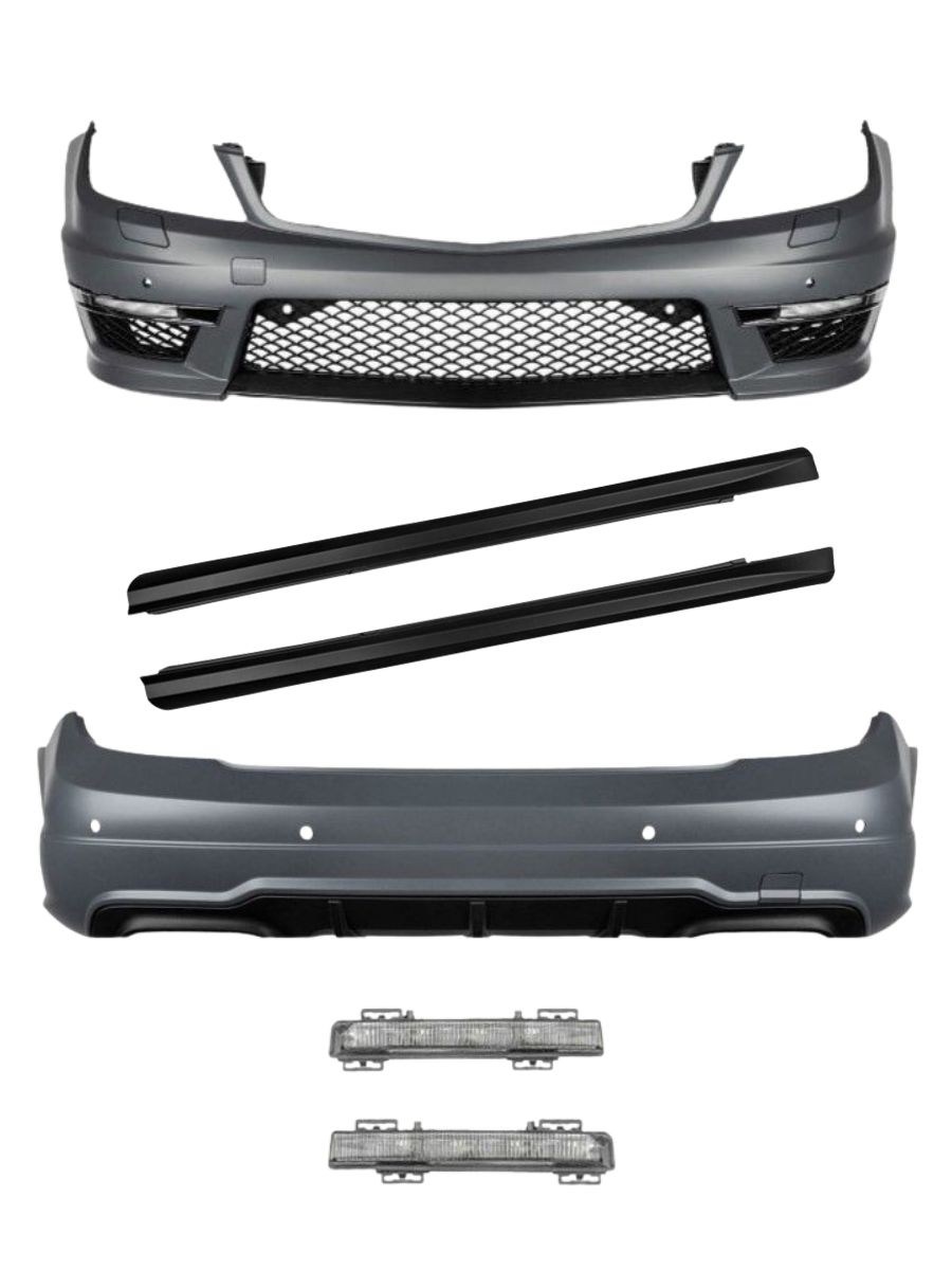 АМГ пакет (Body kit) C63 Style за Mercedes C-Class W204 Coupe 2D (2007–2015)