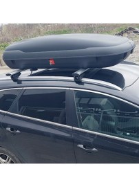 Автобокс Art Plast 169x79x37.5cm с ключ, 400 литра - черен карбон 