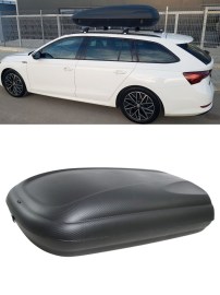 Автобокс Art Plast 169x79x37.5cm с ключ, 400 литра - черен карбон 