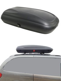 Автобокс Art Plast 169x79x37.5cm с ключ, 400 литра - черен карбон 