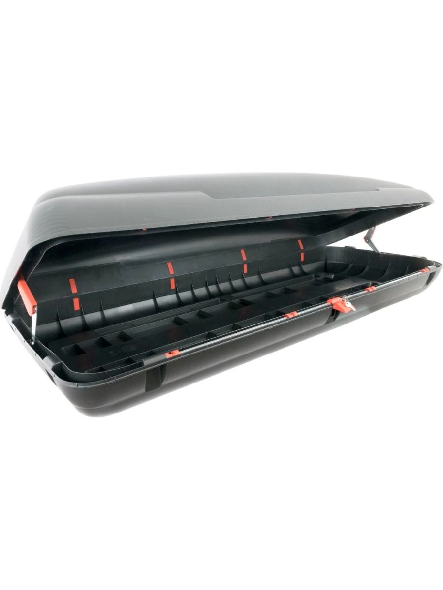 Автобокс Art Plast с ключ, 480 литра - черен карбон 