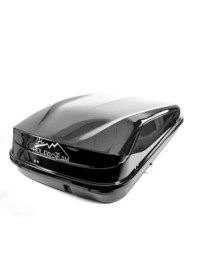 Автобокс Junior Easy 320 литра с 85 mm крепежи и с ключ - черен гланц 