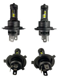 Bi-LED крушки H4 Plug-N-Play – 90 000 лукса, 36W, 6000K — мощни H4 LED крушки без допълнителни кабел