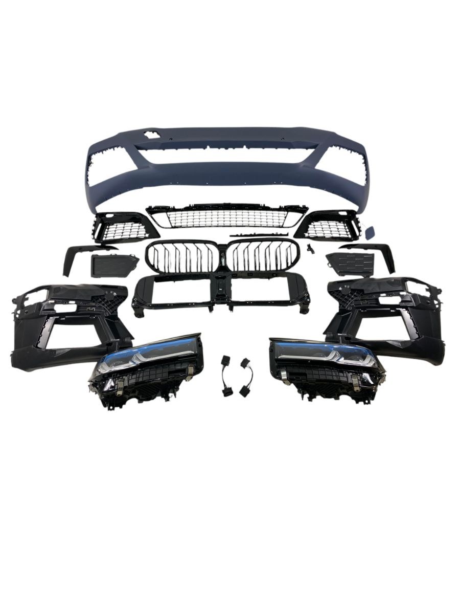 Боди кит М пакет за BMW F10 sedan (2014-2017) - M-Tech дизайн пълна конверсия към G30 facelift design 