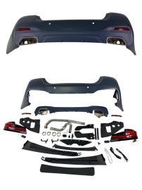 Боди кит М пакет за BMW F10 sedan (2014-2017) - M-Tech дизайн пълна конверсия към G30 facelift design 