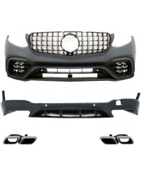 Боди кит за Mercedes GLC SUV X253 (2015-2019) - AMG S63 Design