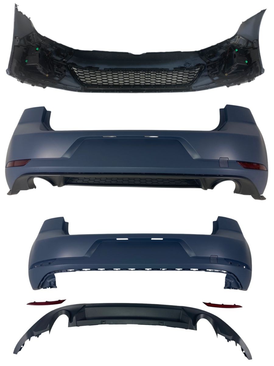 Боди кит за VW Golf 7 – конверсия към фейслифт Golf 7.5 GTI дизайн