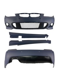 BODY KIT за BMW E60 седан (2003-2011) без парктроник и (2007-2011) с парктроник 18mm - M-Tech пакет без халогени 