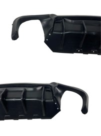 Дифузьор за задна броня за BMW F10 – M Performance дизайн, двоен отвор за двоен накрайник (00--00)