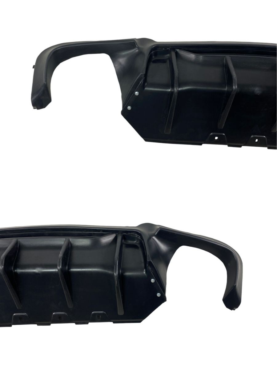 Дифузьор за задна броня за BMW F10 – M Performance дизайн, двоен отвор за двоен накрайник (00--00)