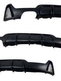 Дифузьор за задна броня за BMW F32 - M-Perfomance единичен за двоен накрайник 00-- 