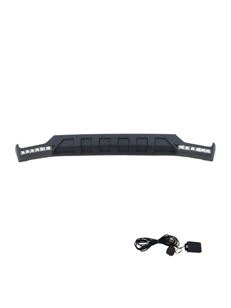 Добавка за предна броня с дневни светлини за Mercedes W461 / W463 G-Class (1989-2010) – Brabus дизайн