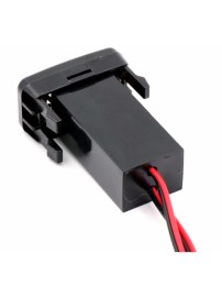 Двойно USB УСБ Зарядно за Вграждане за Peugeot 307 (2001-2007)