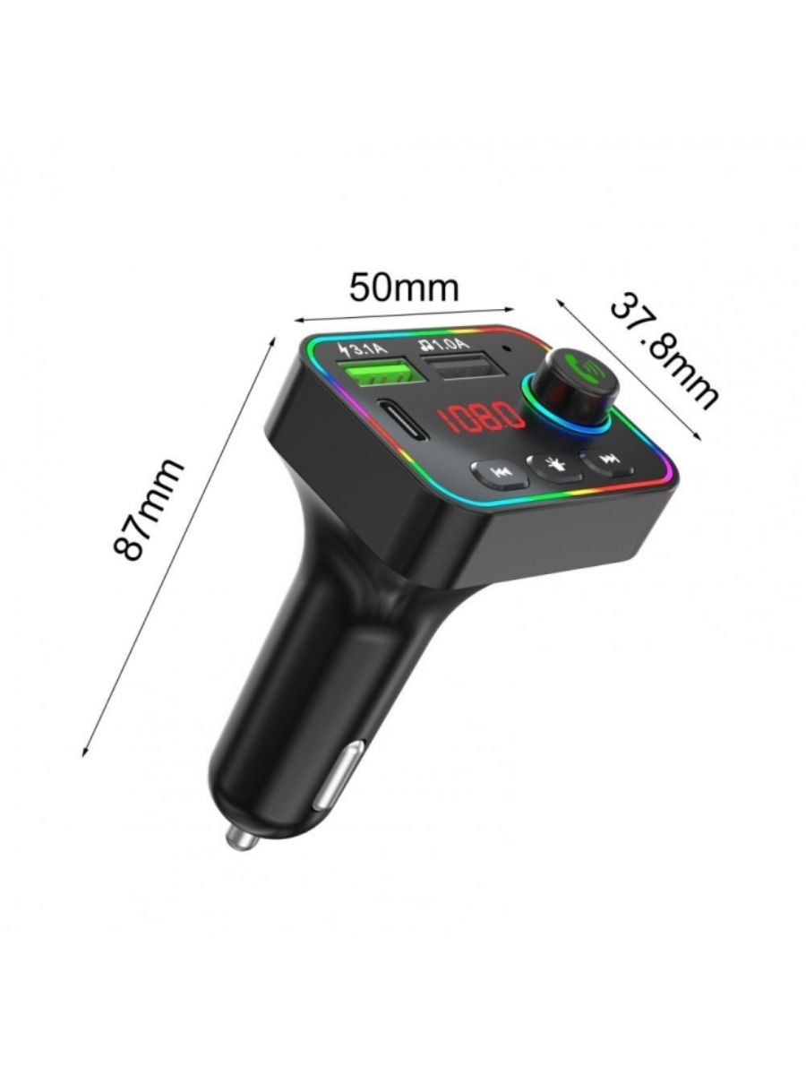 FM радио трансмитер зарядно телефон HZ-BT-F4
