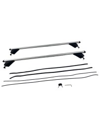 Греди напречни 120см за багажник за кола - за вградени покривни релси без отвор с ключ