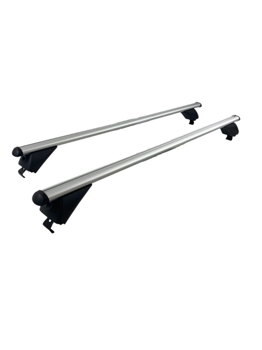 Греди напречни 135см за багажник за кола - за вградени покривни релси без отвор с ключ