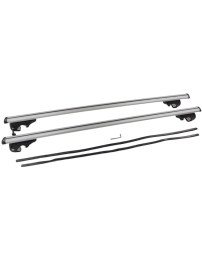 Греди напречни за багажник за кола - за стандартни надлъжни релси - 120cm с ключ