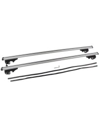 Греди напречни за багажник за кола - за стандартни надлъжни релси - 130cm с ключ