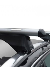 Греди напречни 120см за багажник за кола - за вградени покривни релси, без отвор с ключ