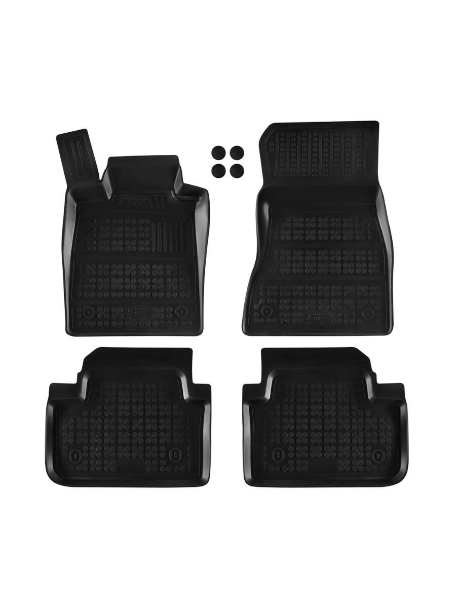 Гумени стелки тип леген за BMW 5 серия G60/G61 (2023+), всички модели без зареждаем хибрид