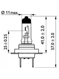 Халогенна крушка за фар H7 24V 70W Philips