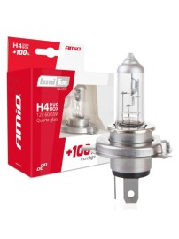 Халогенни крушки - комплект 2бр H4 12V 60/55W LumiTec SILVER +100% бяла светлина