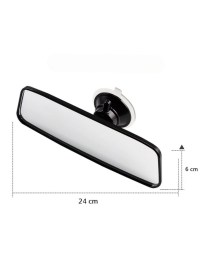 Интериорно огледало за автомобил за обратно виждане с вакуум 24 x 6cm