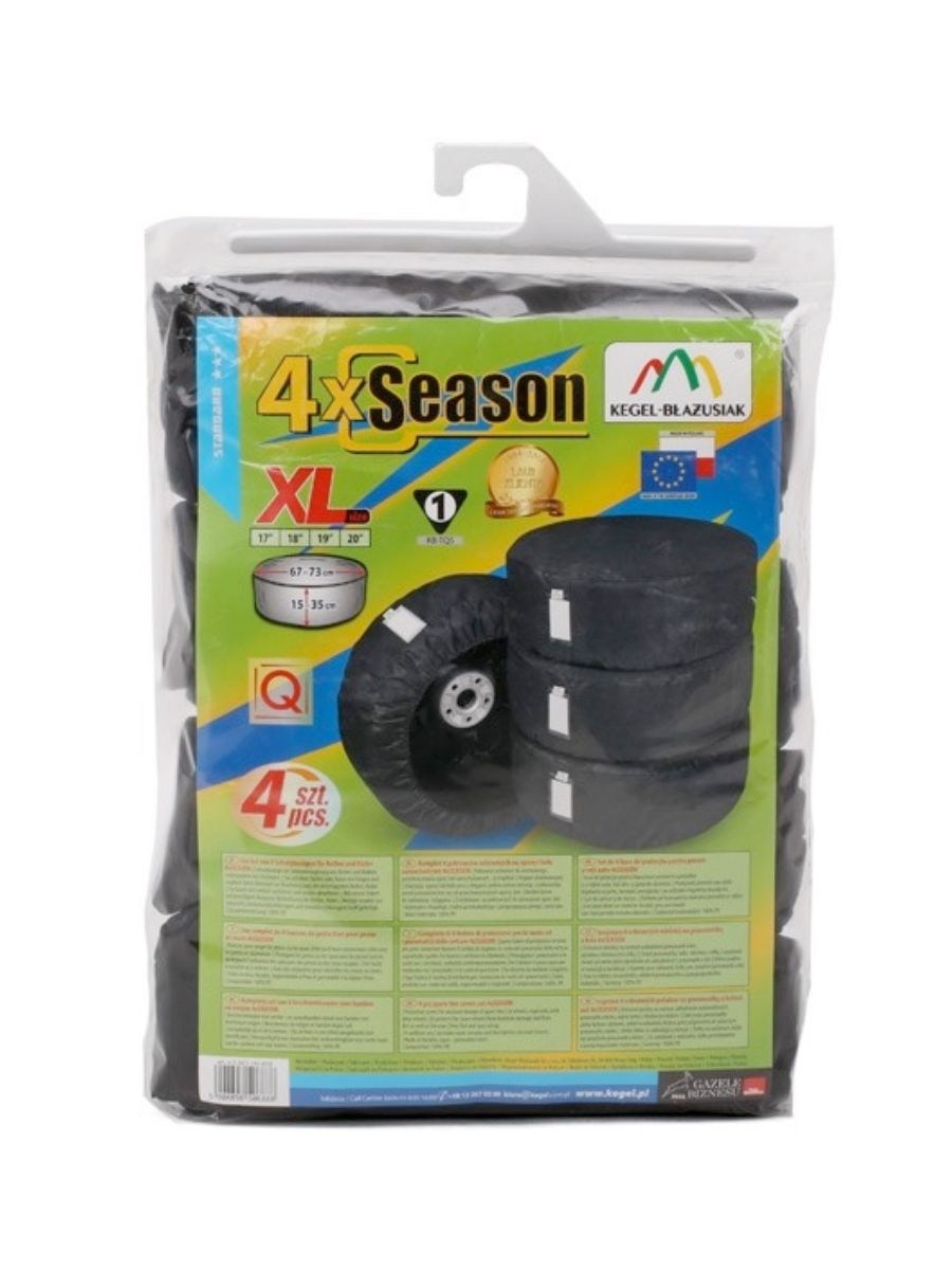 Калъфи за гуми Kegel 4xSeason – Размер XL 17/18/19/20 цола, 4 броя