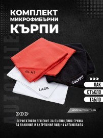 Комплект микрофибърни кърпи (3 броя) NIGRIN 