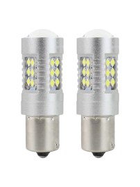 Комплект от 2 броя LED Диодни Крушки за Мигач, Стоп, Габарит, Халоген CANBUS