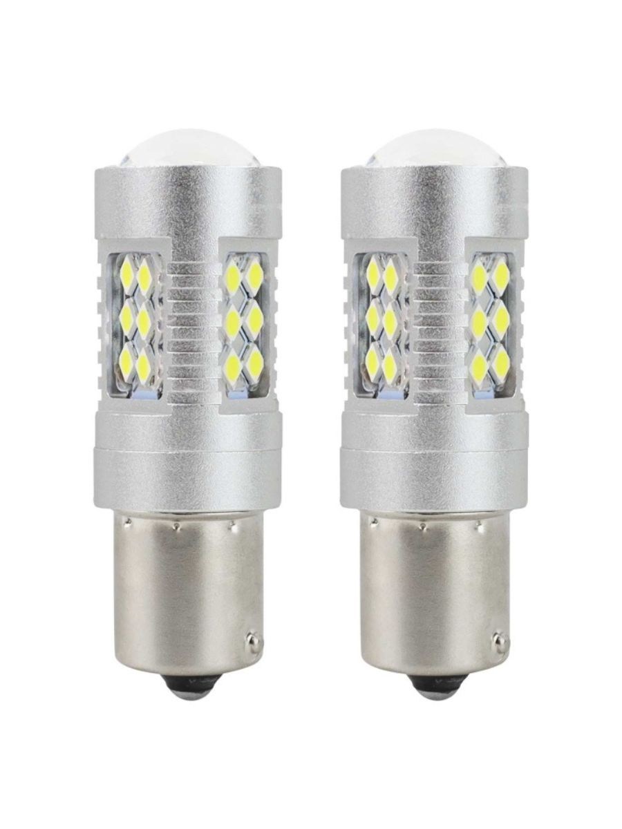 Комплект от 2 броя LED Диодни Крушки за Мигач, Стоп, Габарит, Халоген CANBUS