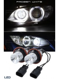 LED крушки Angel Eyes за BMW 12V-24V – бели с Canbus без грешки