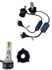 Лед крушки - Bi Led система H4 Streetech модел STN2 за фарове - 150 000 Лукса, 45W, Canbus 6000K