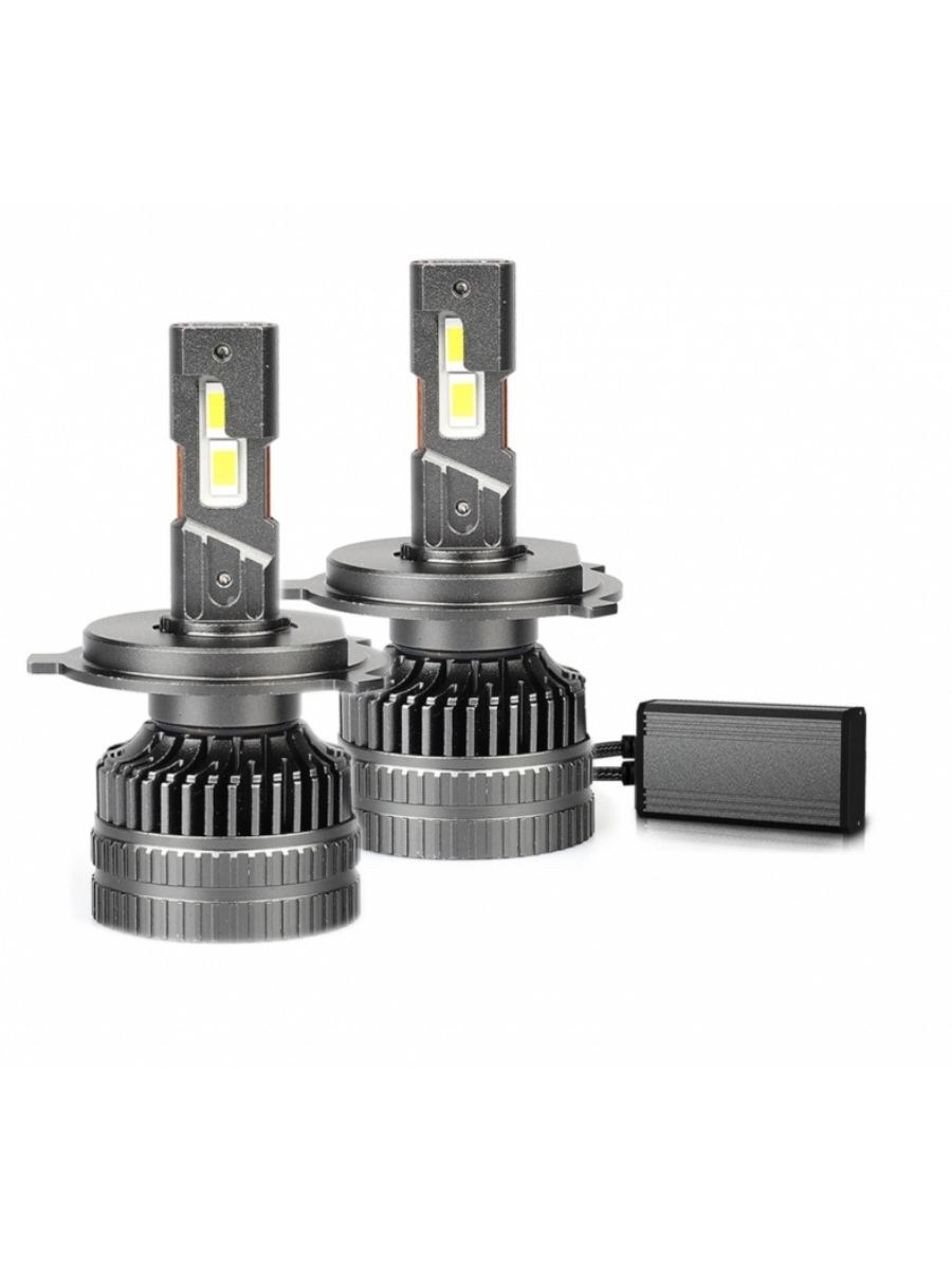 LED крушки H4 12V 120W 13000lm за фарове Canbus без грешки 6000К къси/дълги