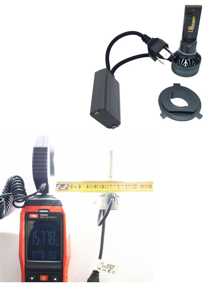 Лед крушки H4 A60 – 155 000 Лукса, 55W, Canbus 6000K – Ултра мощна LED система за фарове