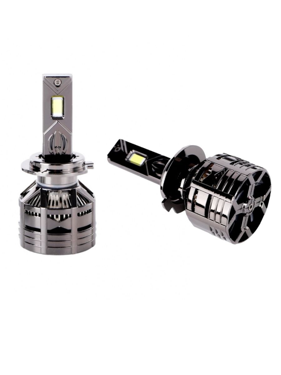 LED крушки H7 12V 240W 24000lm Canbus без грешки 6000K – къси и дълги светлини