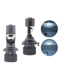  LED крушки с лупа H4 12V - 24V 80W 12000LM