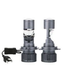  LED крушки с лупа H4 12V - 24V 80W 12000LM