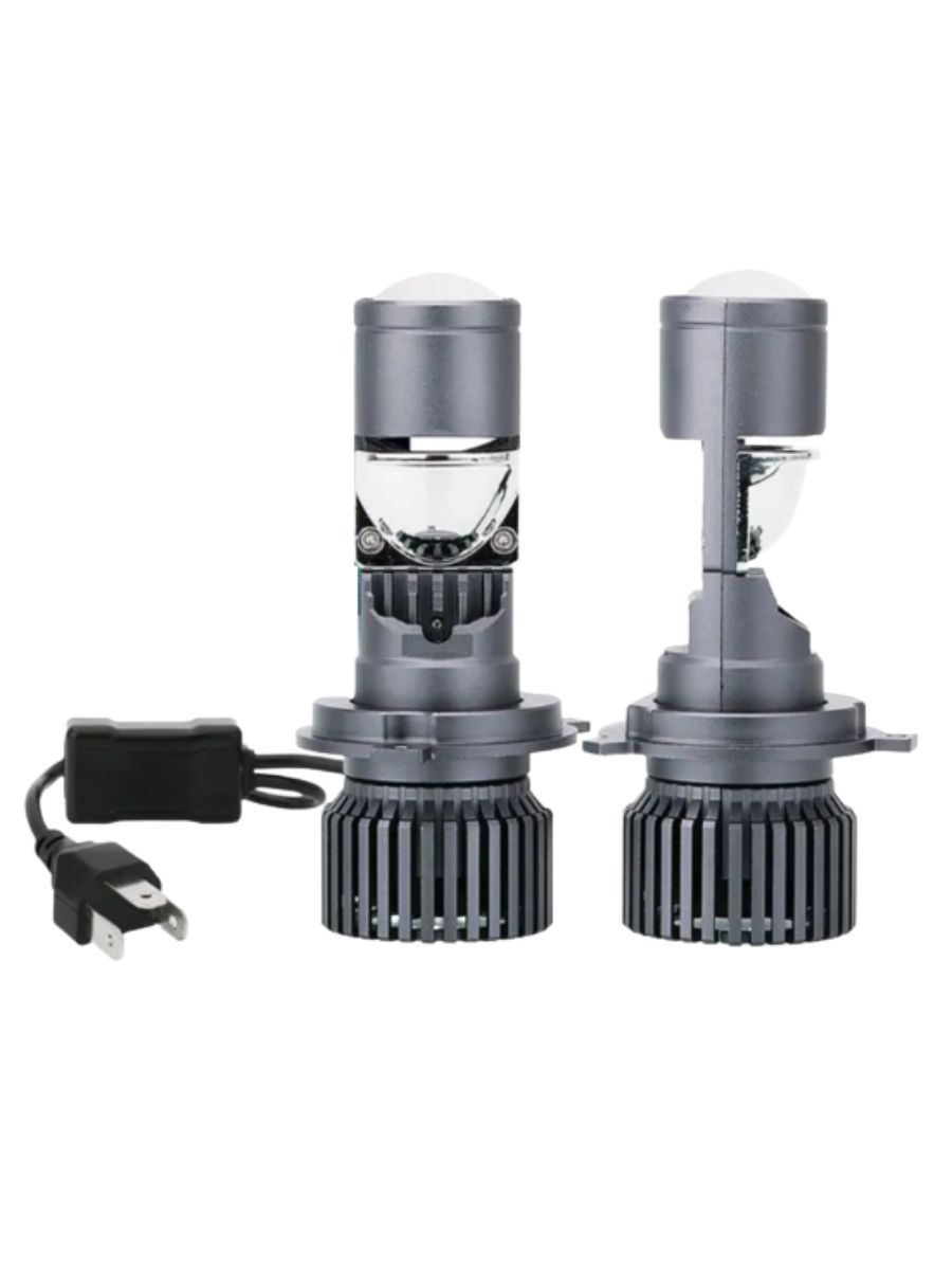  LED крушки с лупа H4 12V - 24V 80W 12000LM