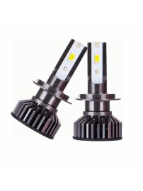 Мини LED Диодни Крушки H7 12V 50W 12000lm Mono LED +300%