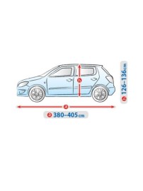 Покривало за автомобил Kegel BASIC GARAGE M2 за Хечбек / Hatchback (380–405 см)