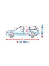Покривало за кола Kegel BASIC GARAGE L OFF-ROAD за Джип / SUV (430–460 см)