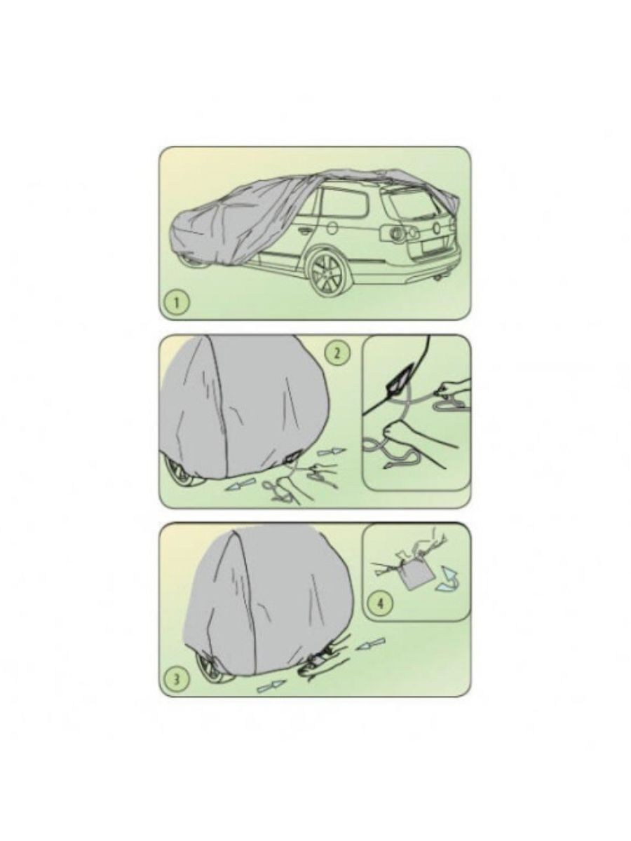 Покривало за кола Kegel BASIC GARAGE XL за Комби / Хечбек (455–480 см)