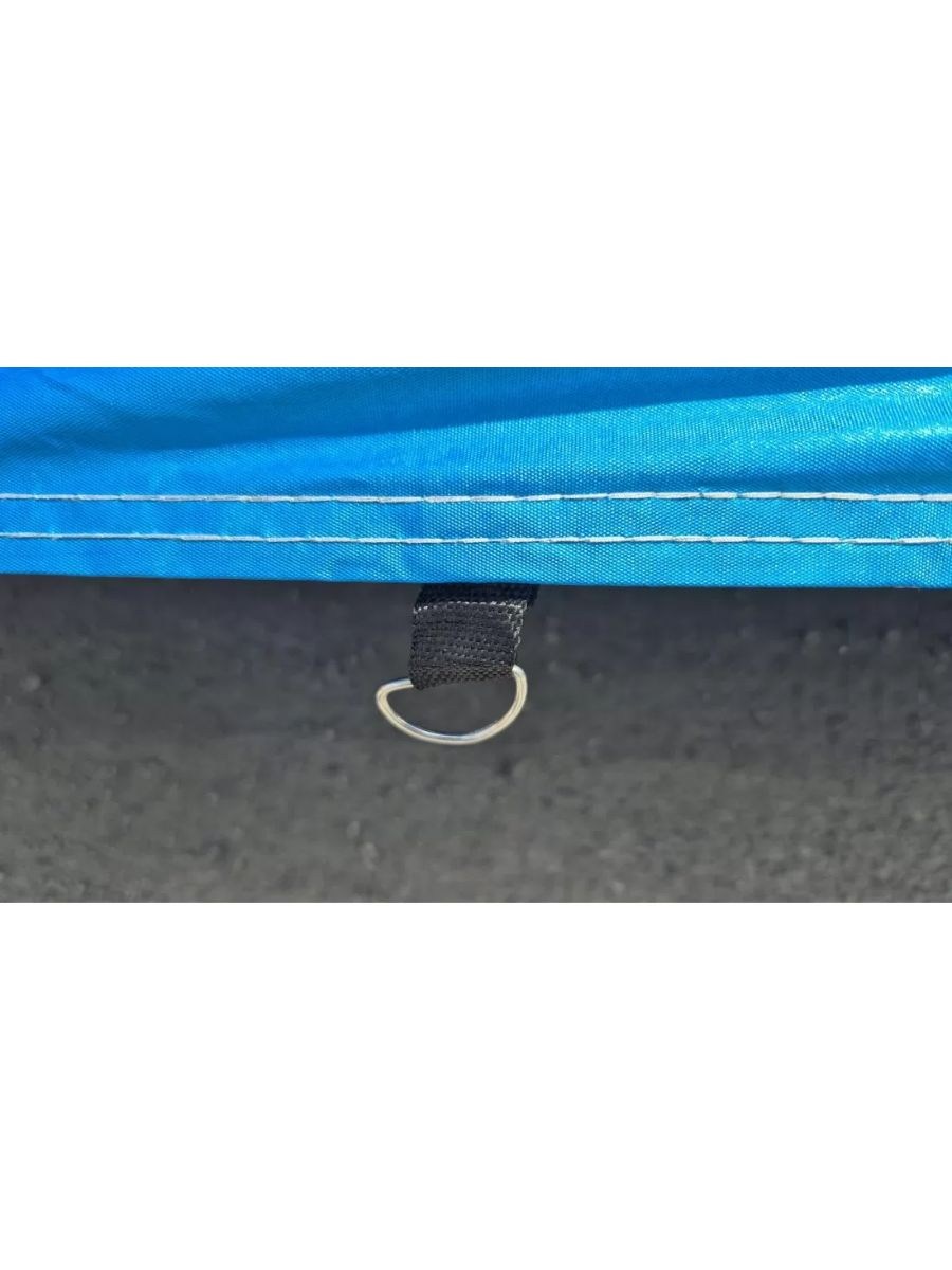 Покривало за кола ватирано отвътре, с цип за шофьорската врата и джобове за огледала 406x165x119cm - размер M 