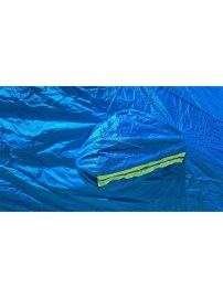 Покривало за кола ватирано отвътре, с цип за шофьорската врата и джобове за огледала 520x180x150m - размер SUV - Синьо 