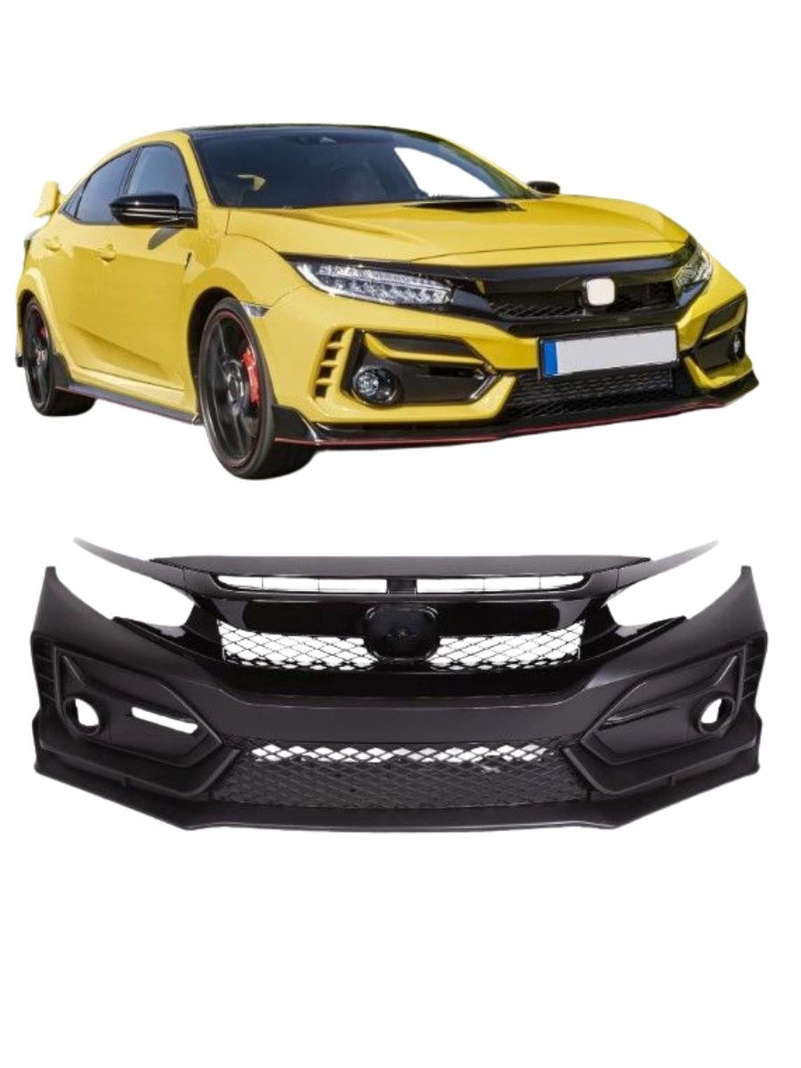 Предна броня Type-R дизайн за Honda Civic седан (2016–2021)