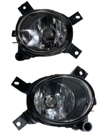 Предна броня за Audi A5 (2011-2015) с халогени - RS5 Design с хром лайсна и отвори за парктроник 